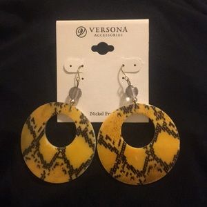 Snakeskin earrings